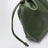 Kleine olivgrüne Morgan Pouch aus Kunstleder
