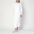 Abito chemisier bianco in twill di cotone