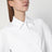Abito chemisier bianco in twill di cotone