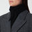 Bandana aus Wolle und Caregora in Onyx