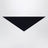 Bandana in lana e caregora color Midnight