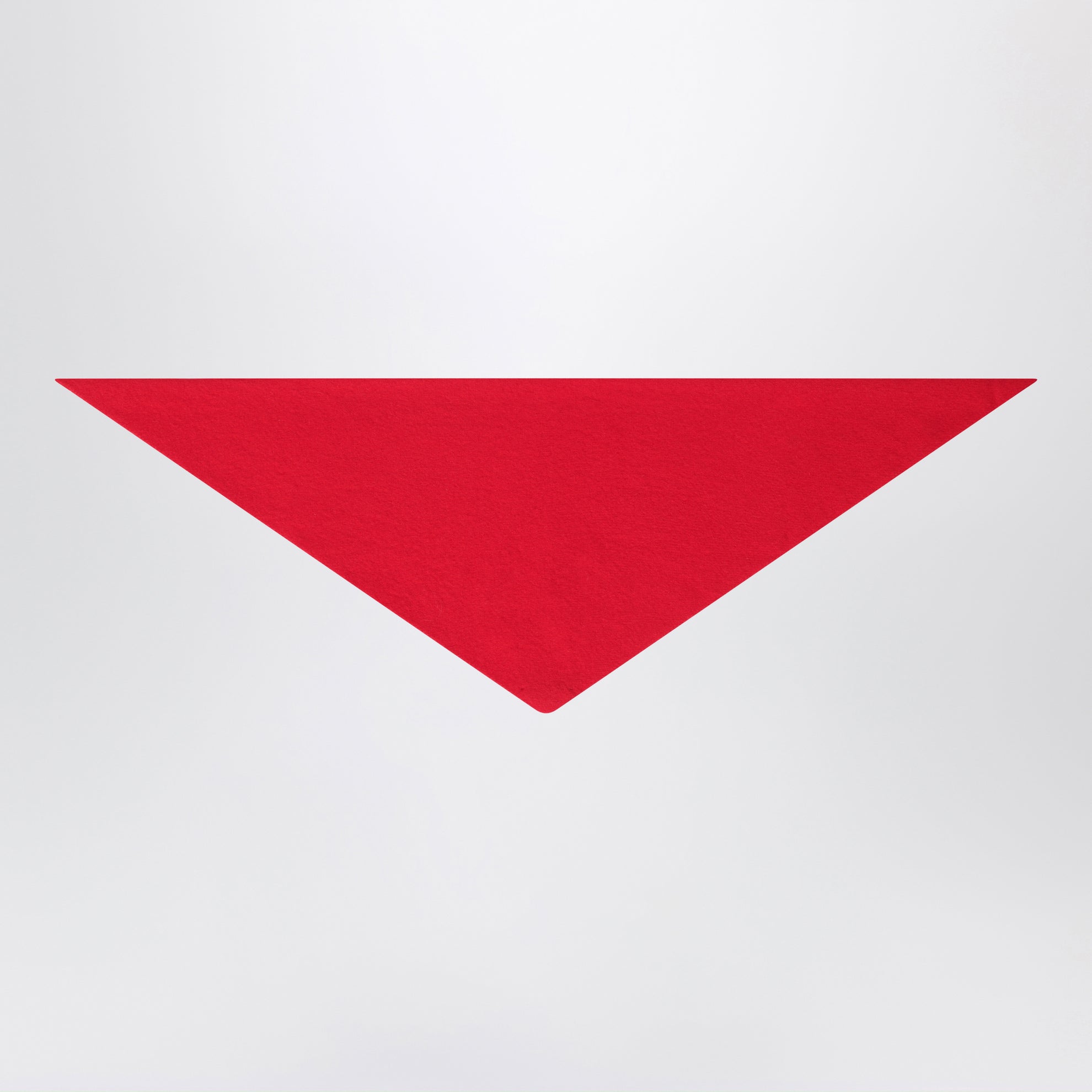 Bandana en laine et Caregora couleur Crimson