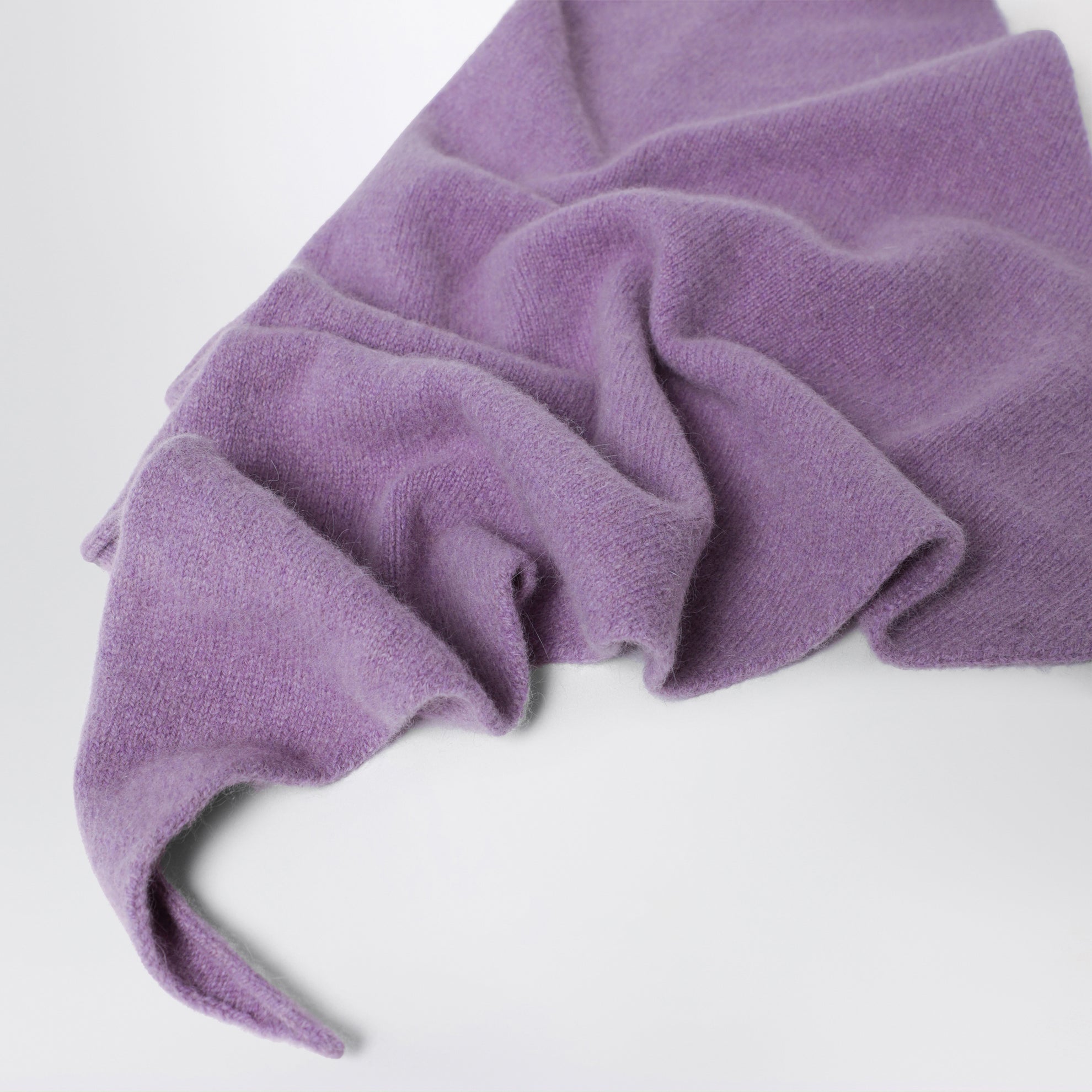 Bandana in wool and Caregora in Lavender