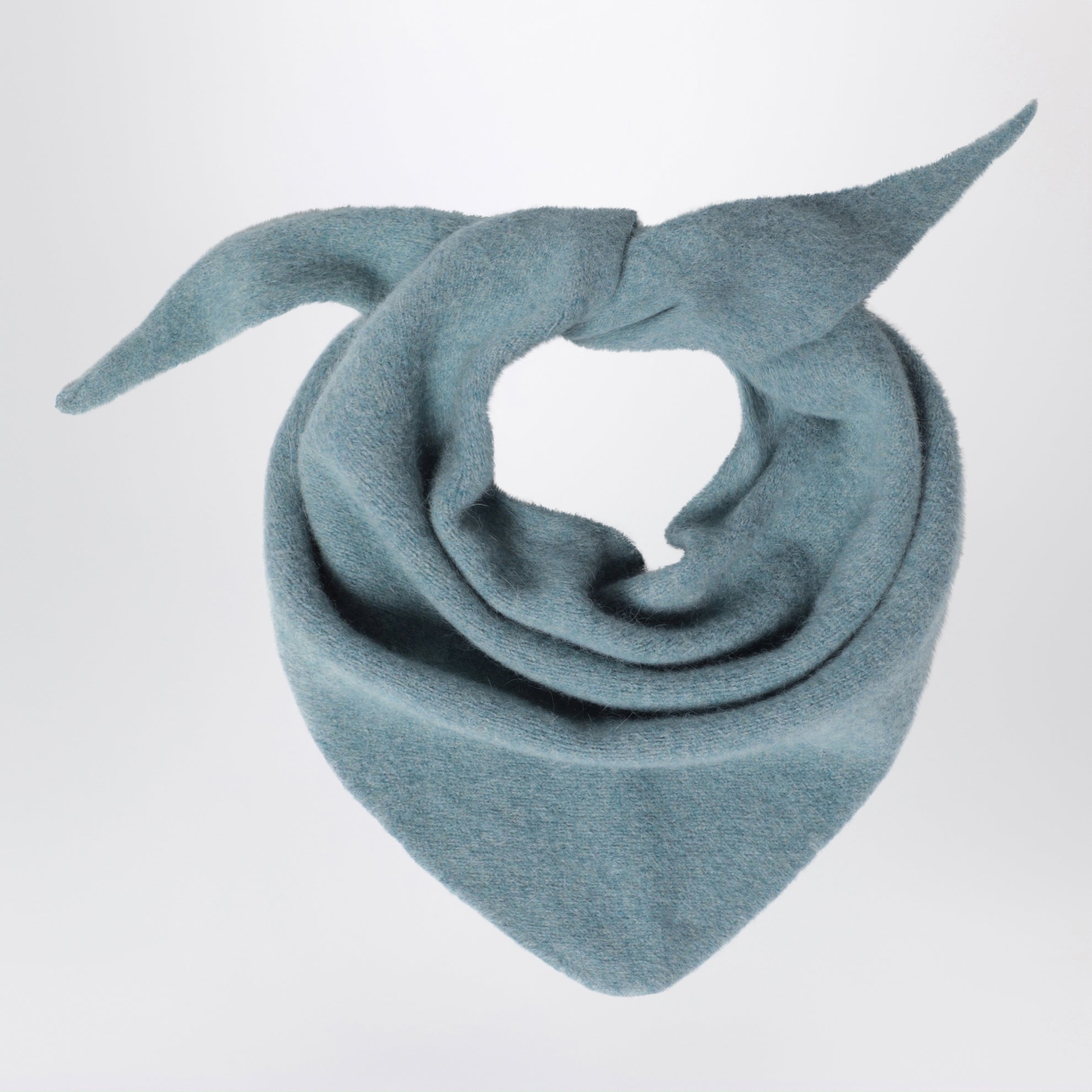 Bandana in lana e caregora color Basil