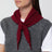 Bandana in lana e caregora color Wine