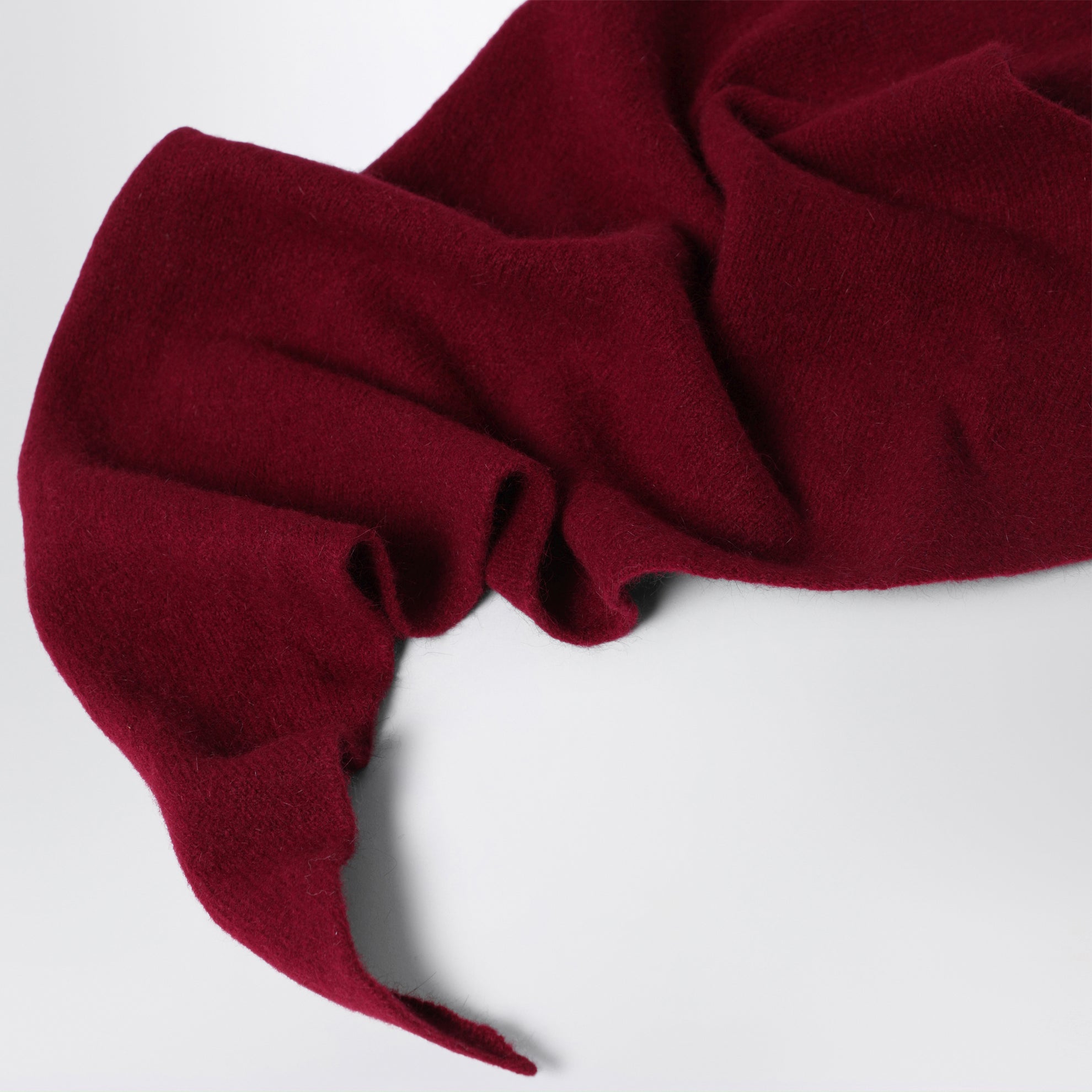 Bandana in lana e caregora color Wine