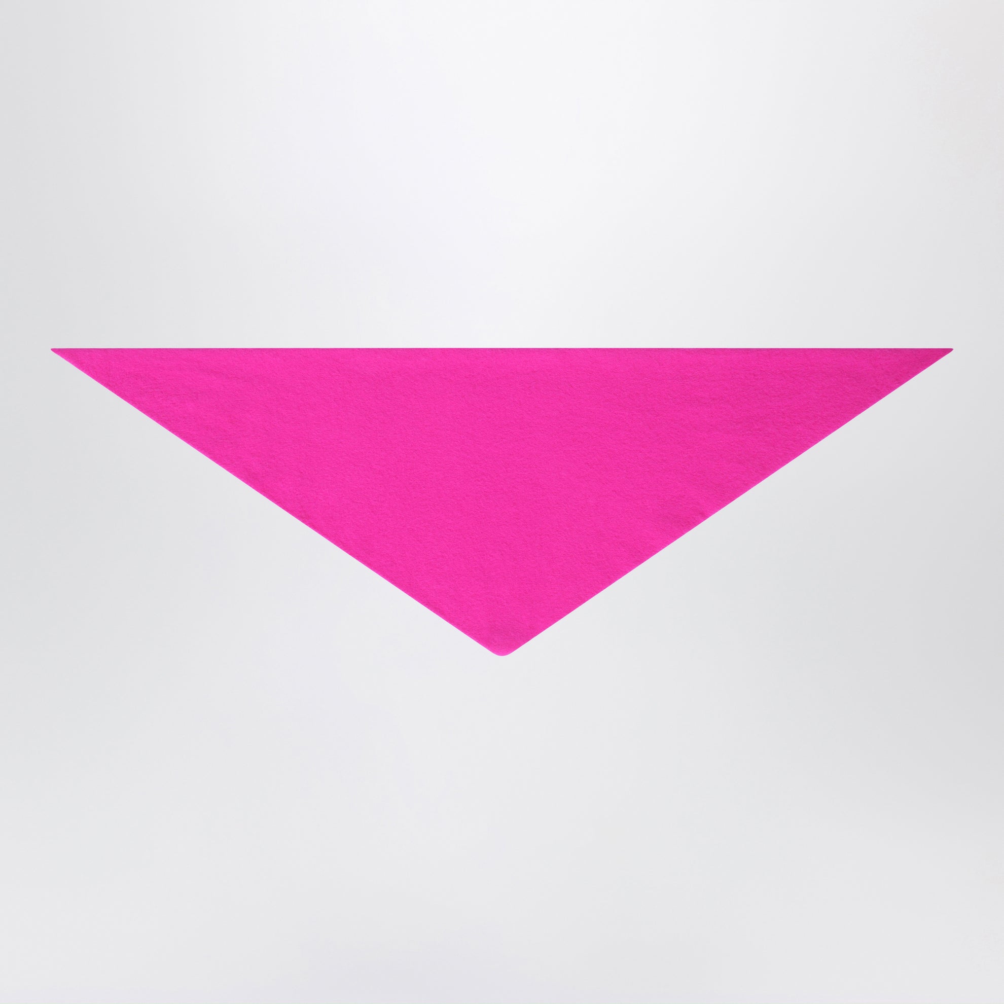 Bandana in lana e caregora color Poppy pink