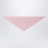 Bandana in lana e caregora color Blush