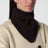Bandana in lana e caregora color Espresso