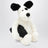 Peluche a forma di cagnolino bianco/nero
