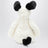 Peluche a forma di cagnolino bianco/nero