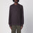 Brown virgin wool pullover