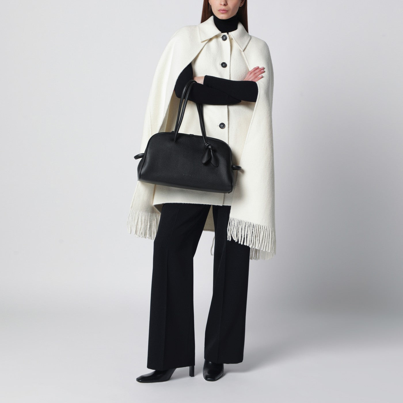 Black leather Turismo bag