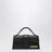 Bambino small leather shoulder bag in black