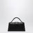 Bambino small leather shoulder bag in black