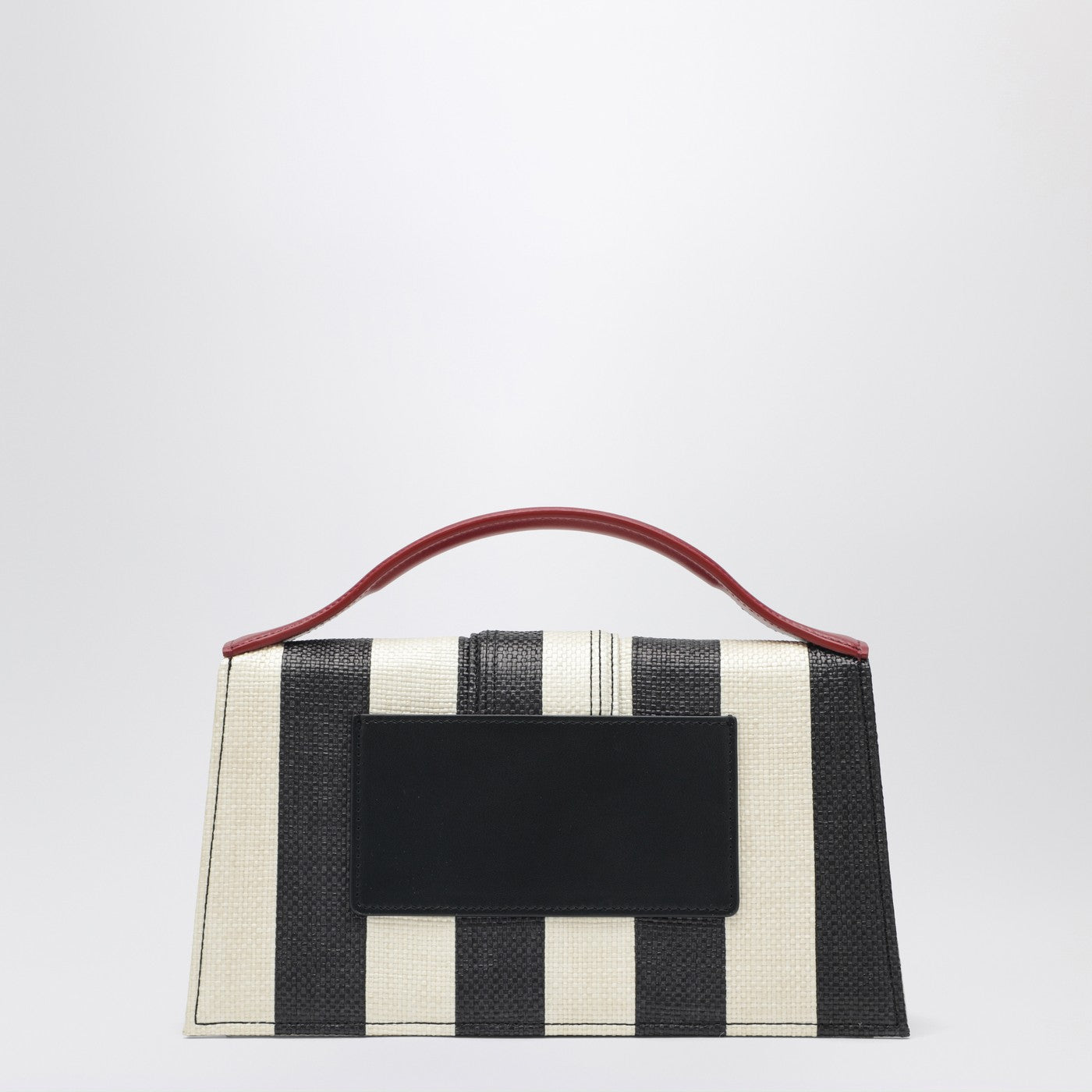 Sac Le Grand Bambino à rayures noir et ivoire