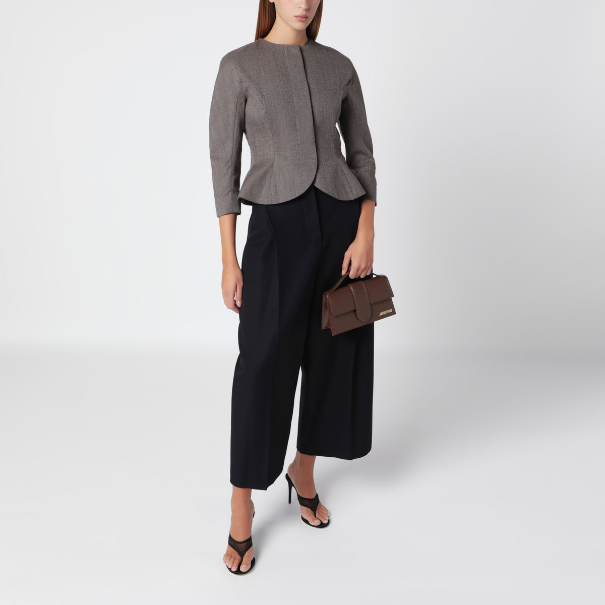 The Large Bambino aus braunem Leder