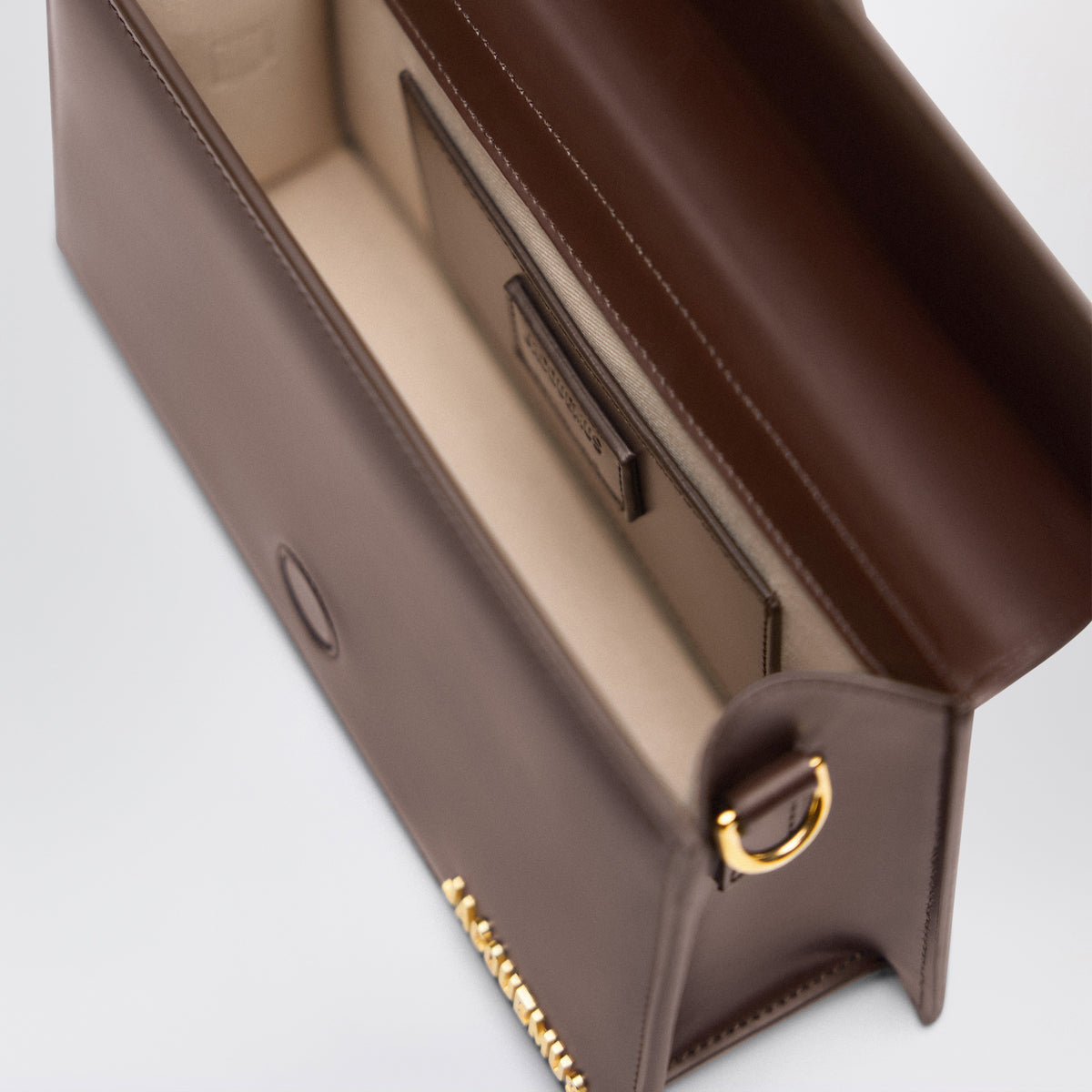 The Large Bambino aus braunem Leder