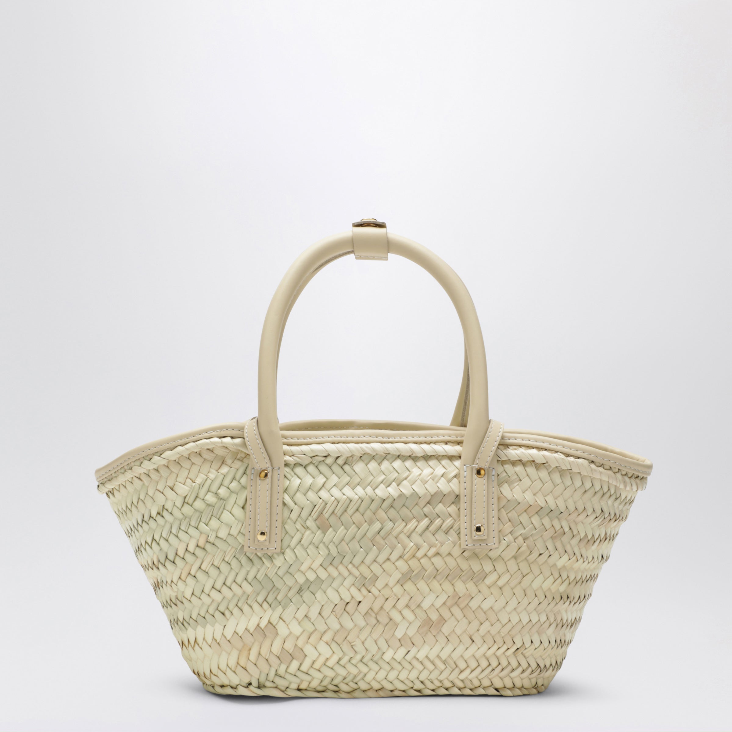 JACQUEMUS Mini Soli basket bag in raffia | TheDoubleF