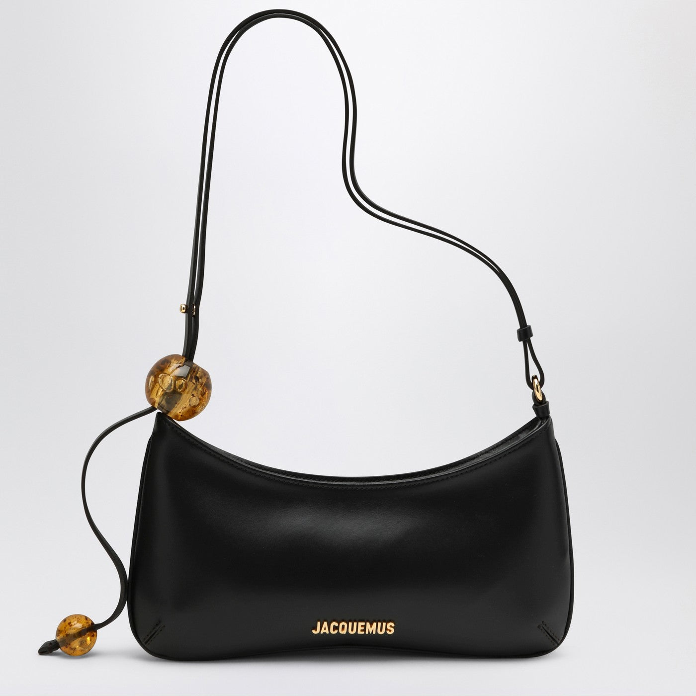 Le Bisou black leather bag