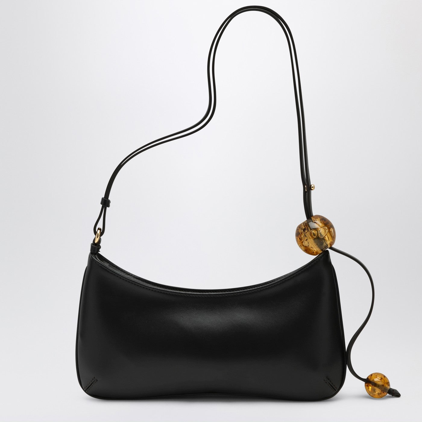 Le Bisou black leather bag