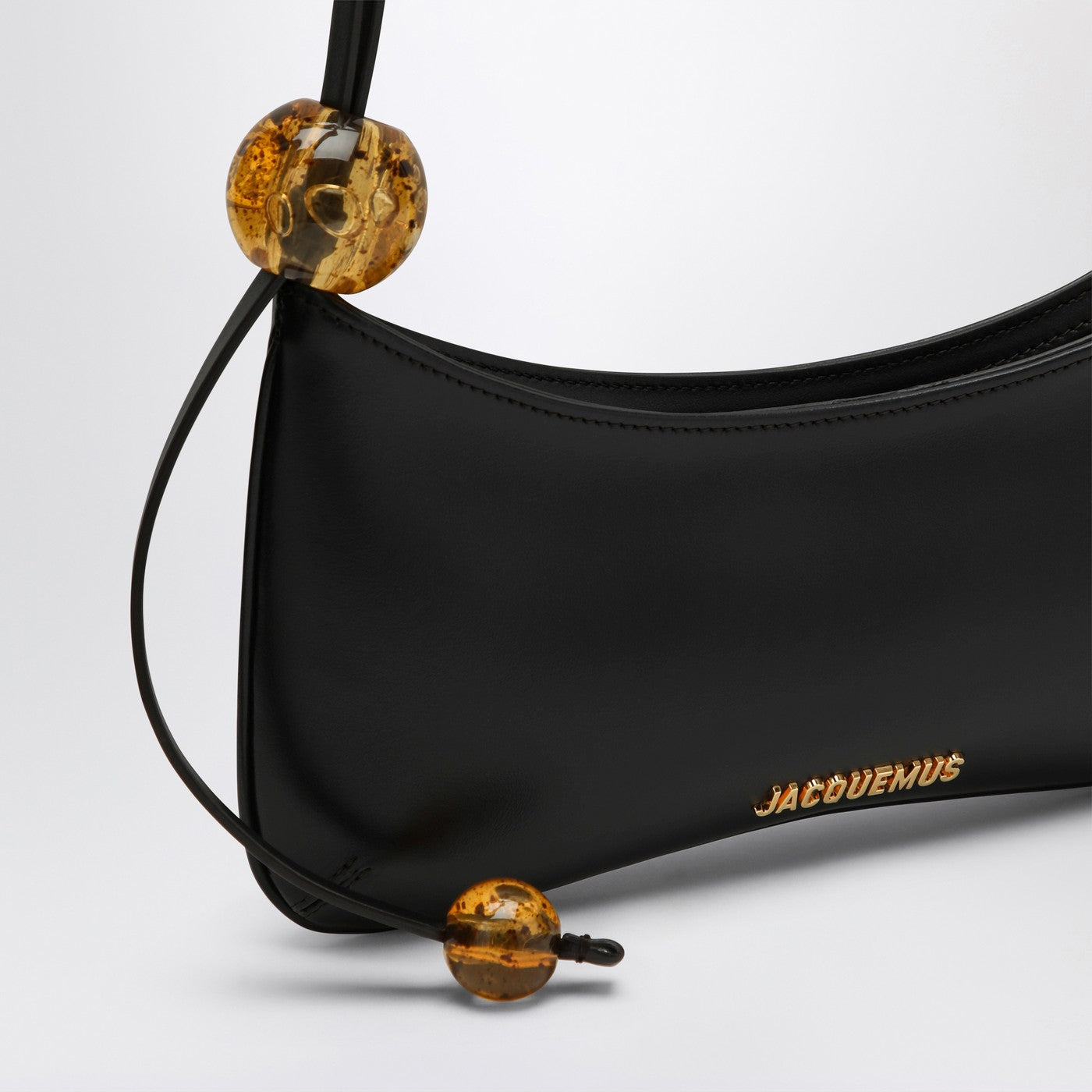 Le Bisou black leather bag