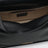 Pochette Rond Carré nera
