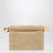 Clutch Rond Carré in geflochtener Bastoptik