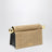 Pochette Rond Carré effetto rafia intrecciata
