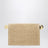 Pochette Rond Carré effetto rafia intrecciata