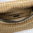 Pochette Rond Carré effetto rafia intrecciata