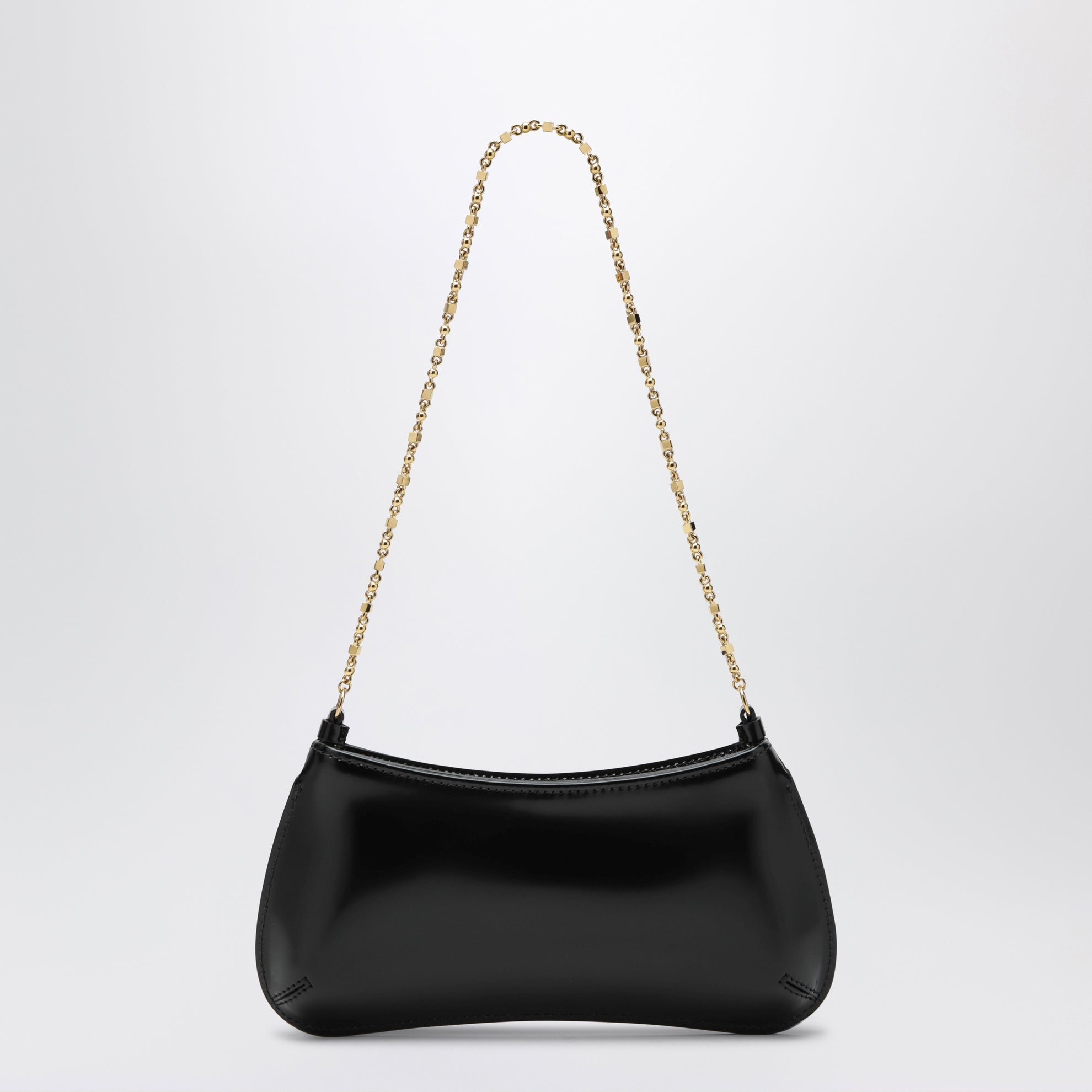 Borsa Le Bisou Chaine nera in vernice
