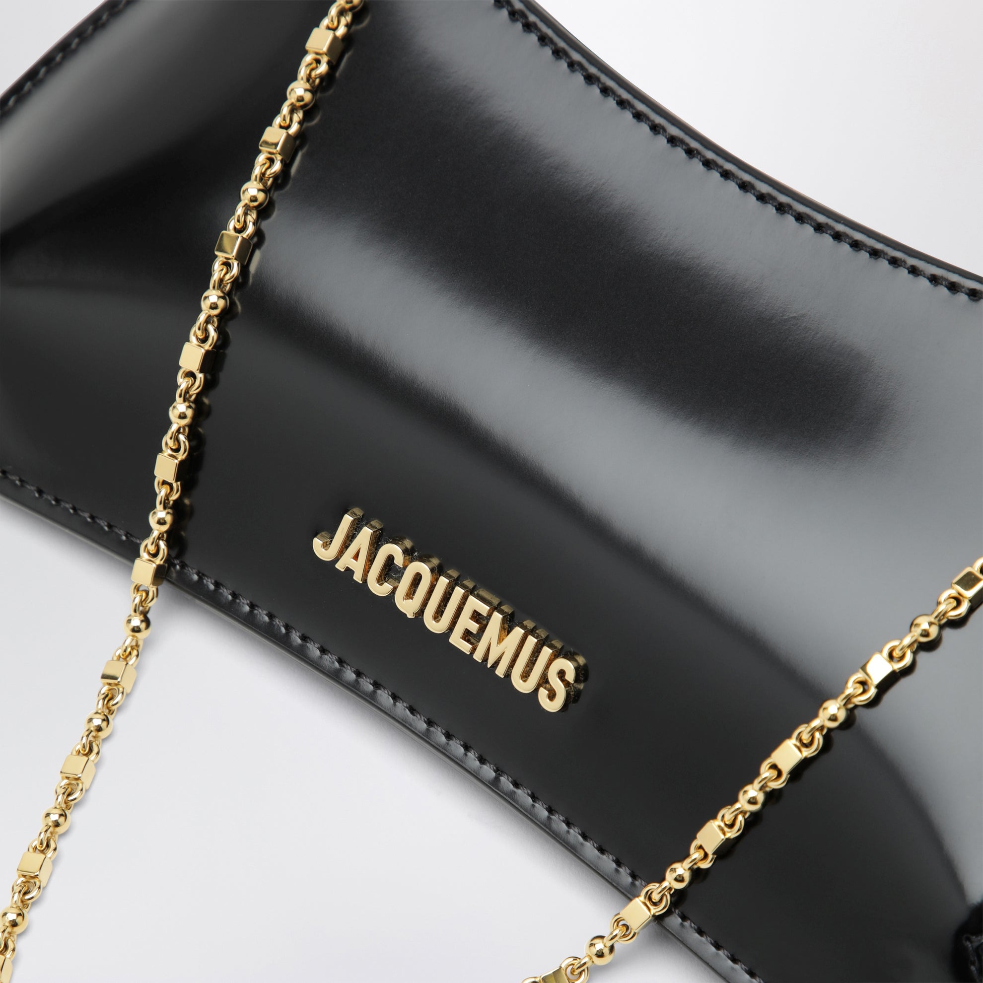 Borsa Le Bisou Chaine nera in vernice