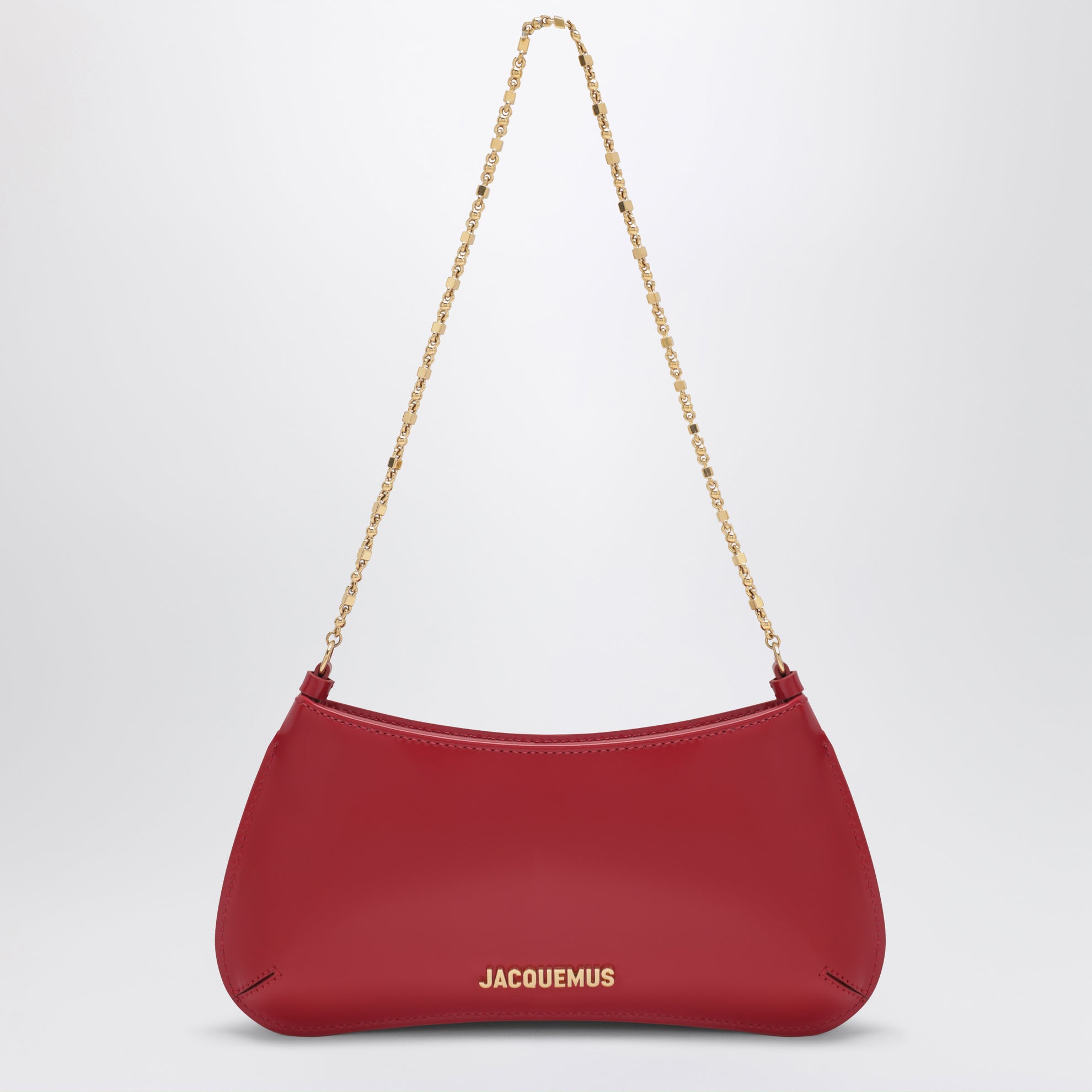 Borsa Le Bisou Chaine rossa in vernice