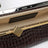 La Pochette Salon Pouch aus krokogeprägtem Leder