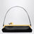 Pochette Salon nera in pelle