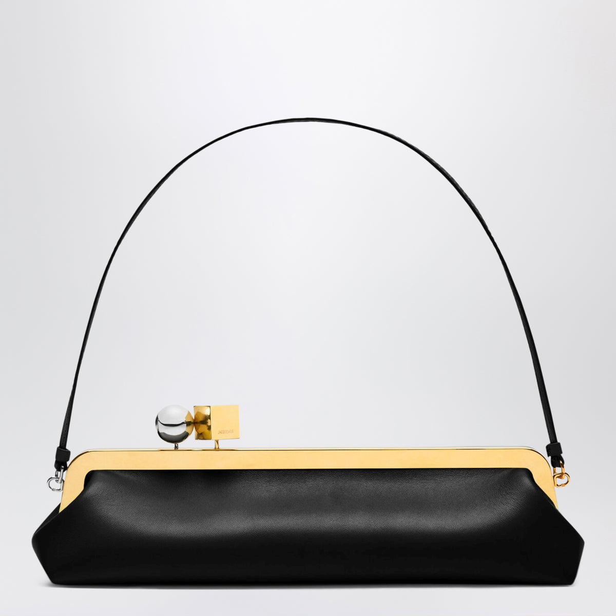 Pochette Salon nera in pelle