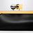 Pochette Salon nera in pelle