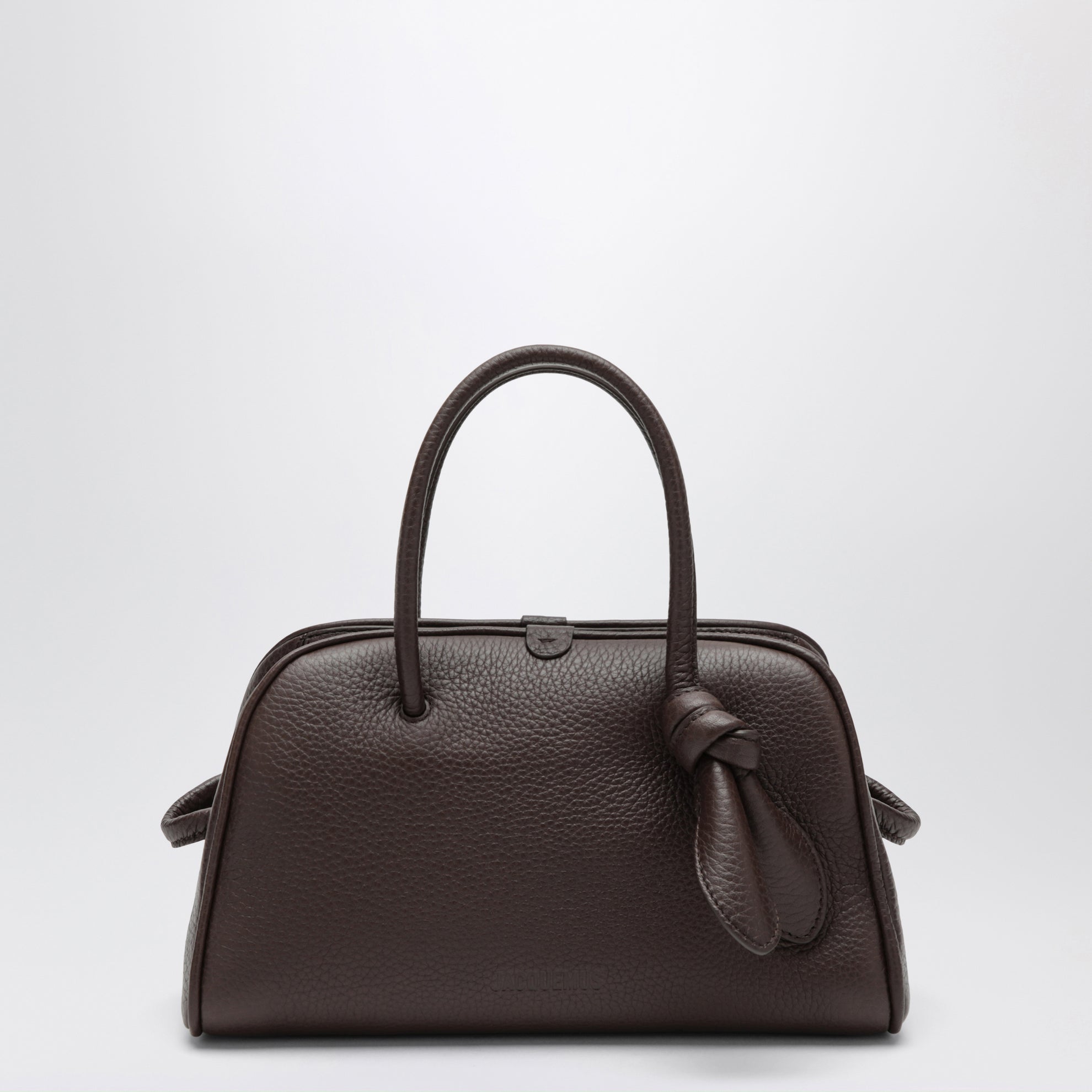 Borsa Turismo piccola marrone scura in pelle