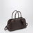 Borsa Turismo piccola marrone scura in pelle