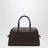 Borsa Turismo piccola marrone scura in pelle