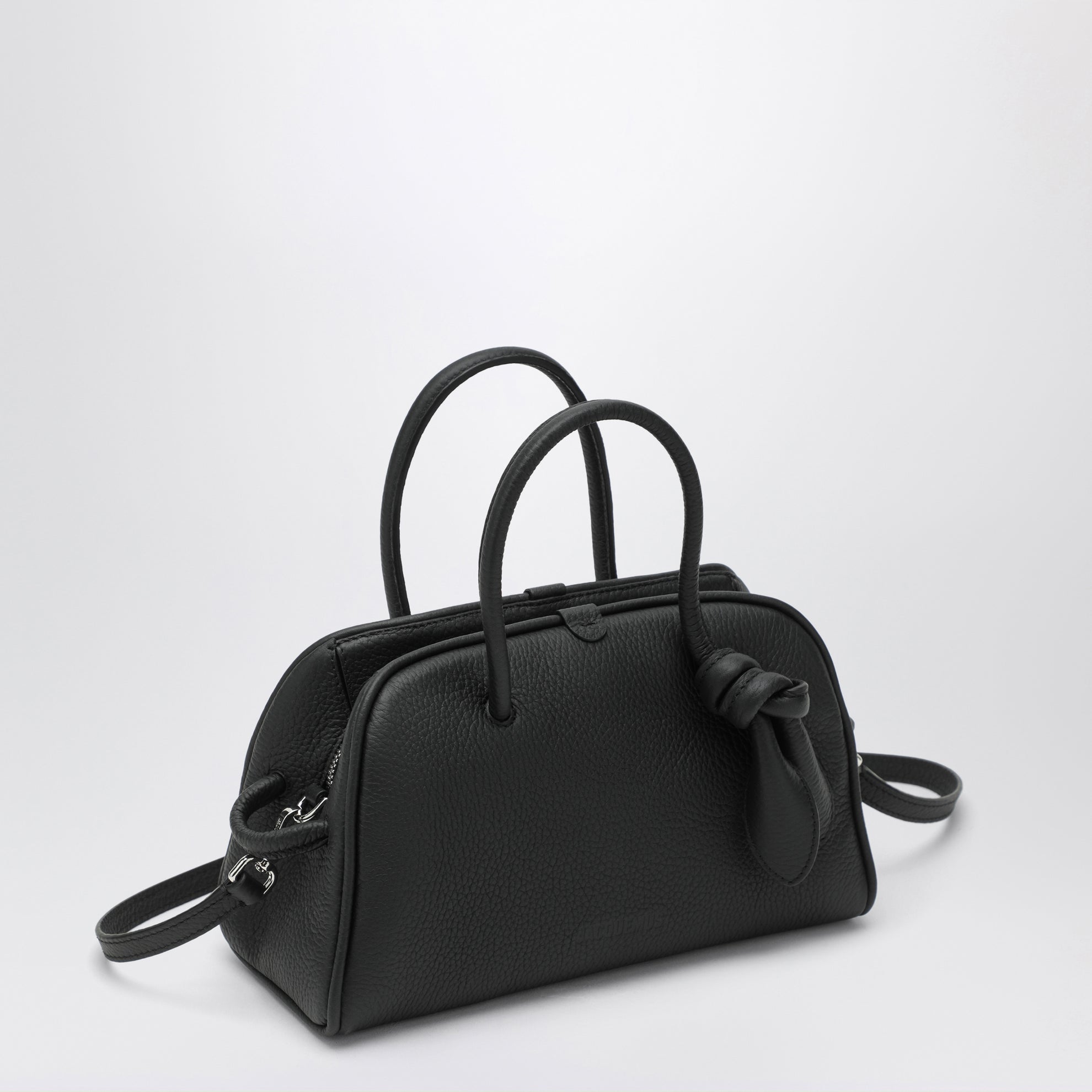 Small Turismo bag in black leather