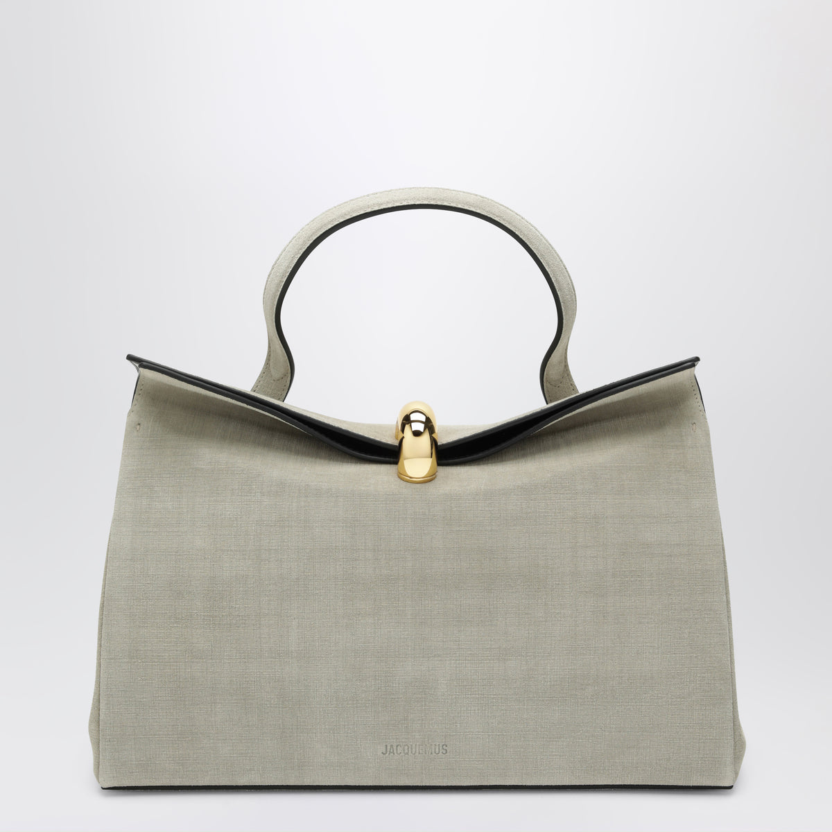Sac Valérie grège en cuir de vachette