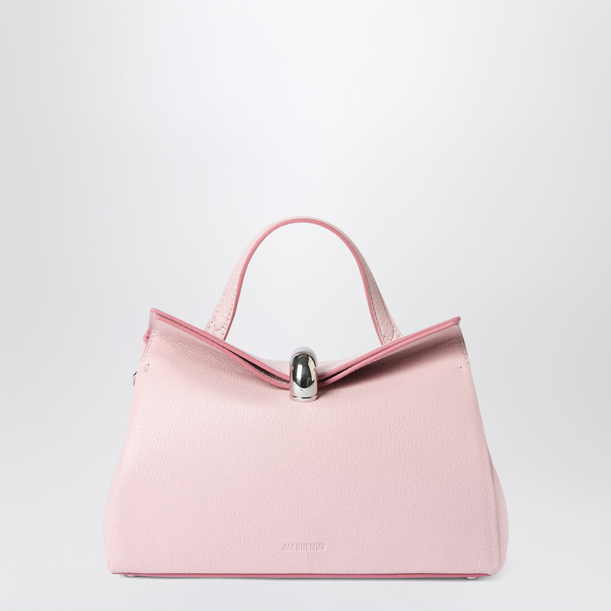 Sac à main Le Petit Valérie en cuir, Rose pâle