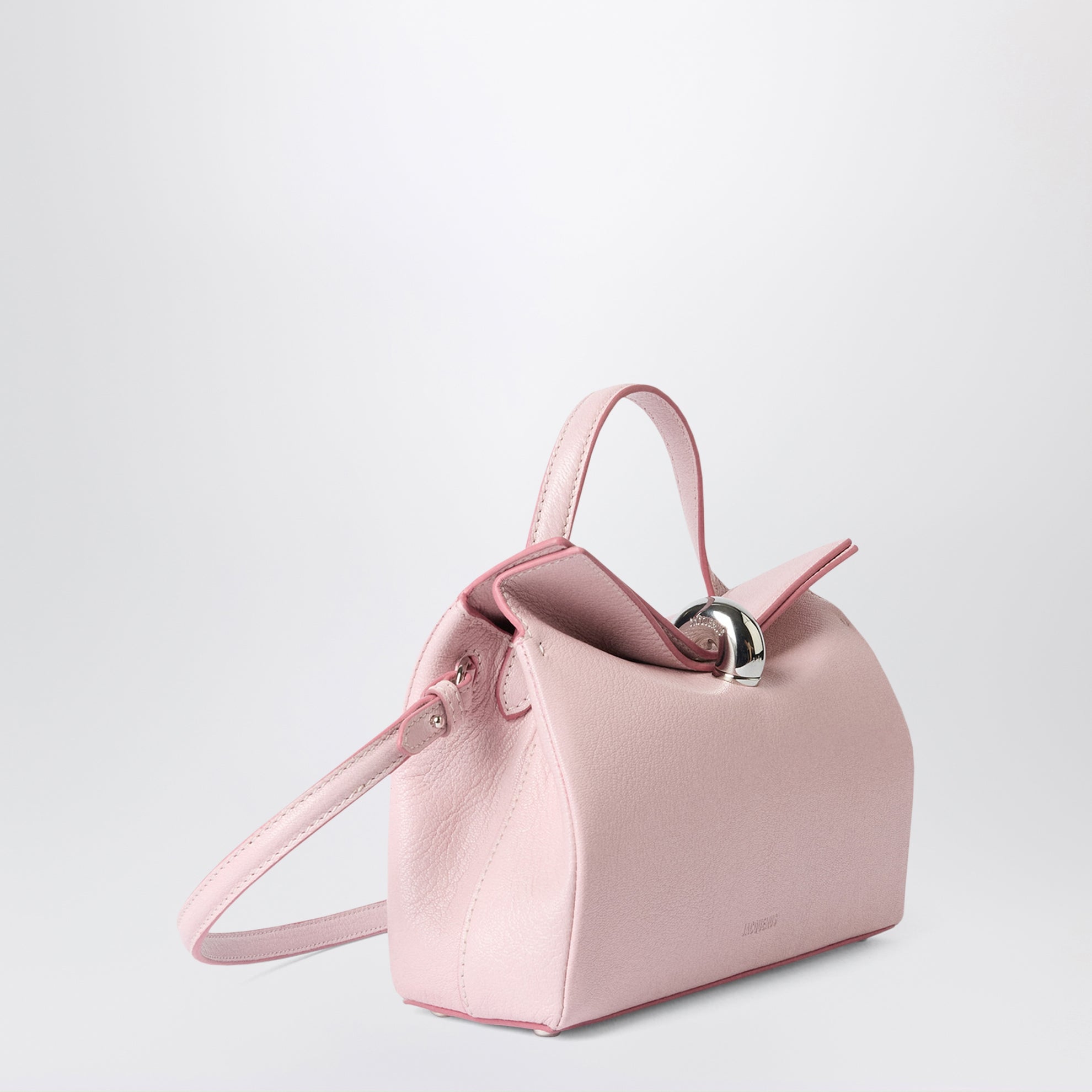 Sac à main Le Petit Valérie en cuir, Rose pâle