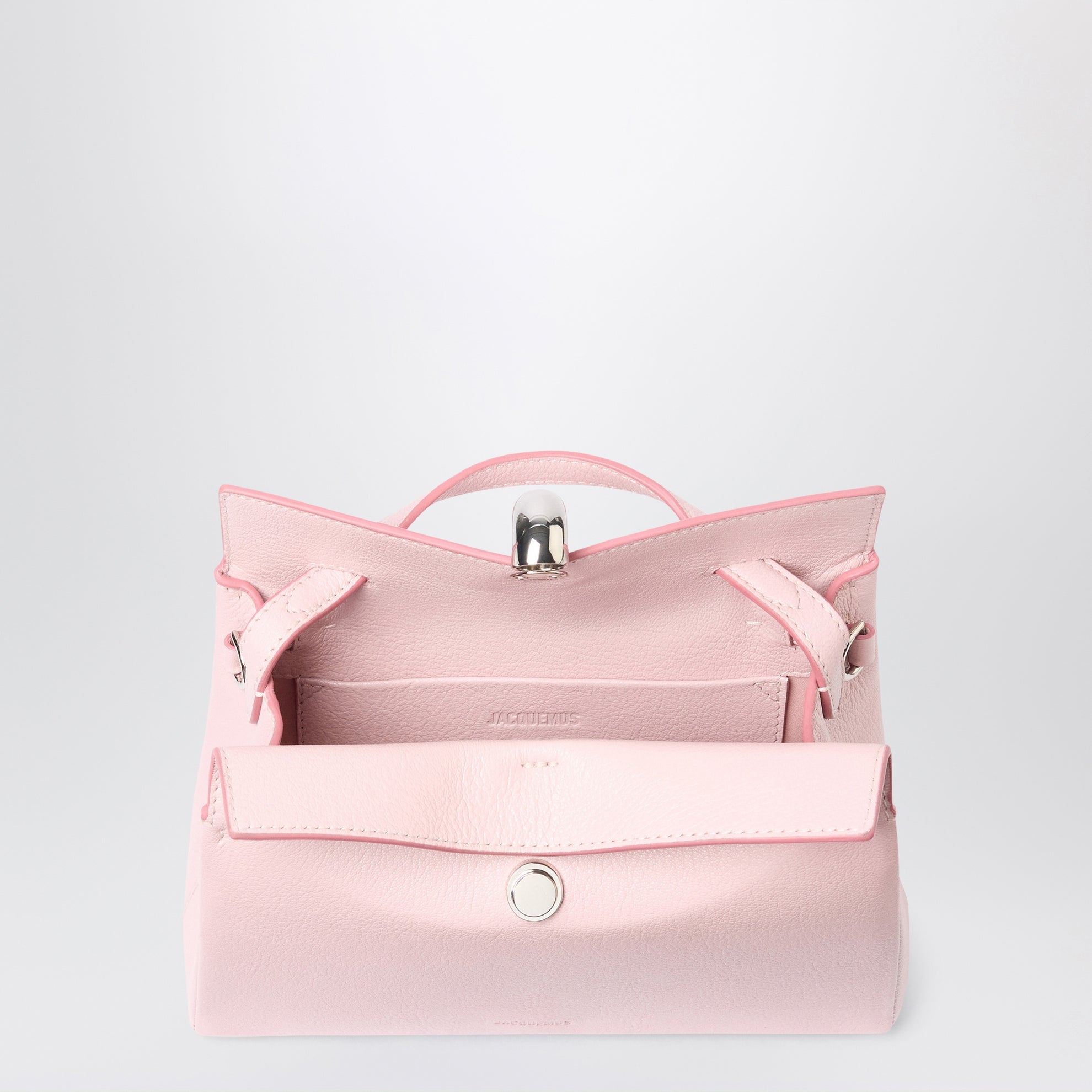 Sac à main Le Petit Valérie en cuir, Rose pâle