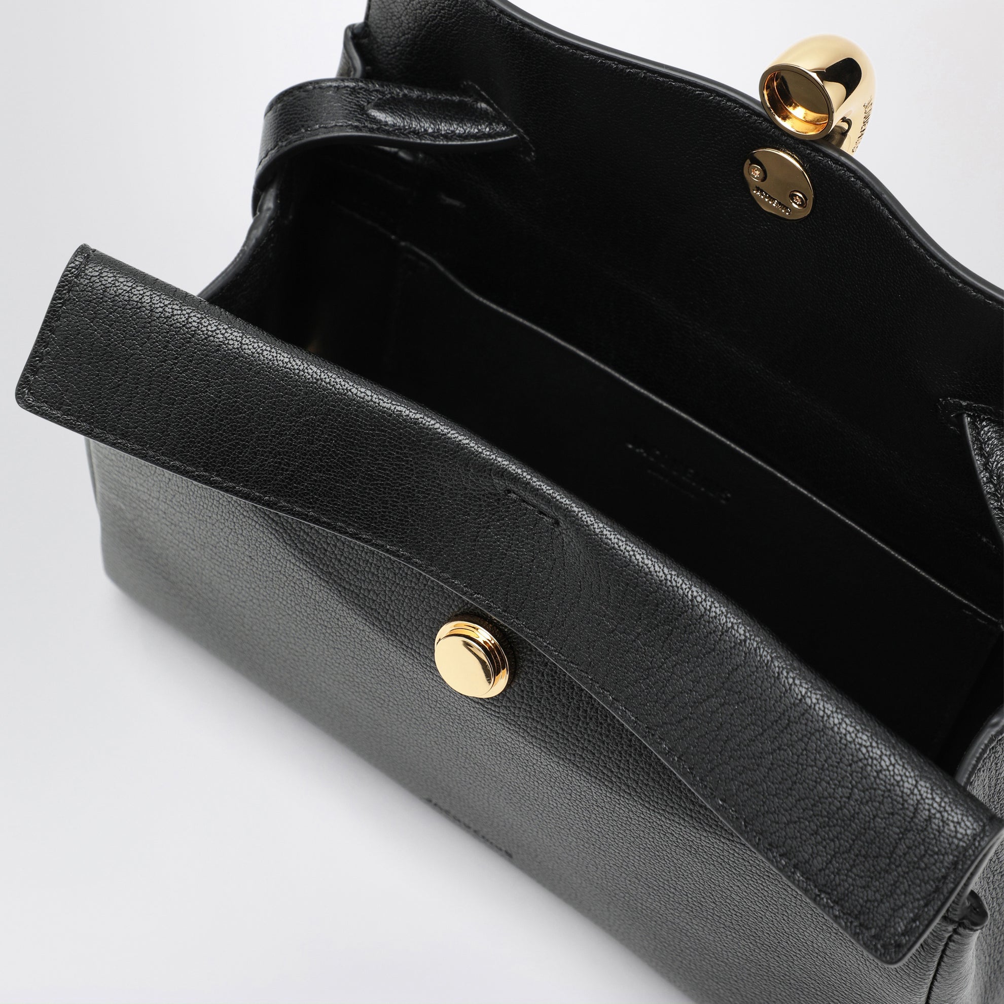 Borsa a mano Le Petit Valérie in pelle nera
