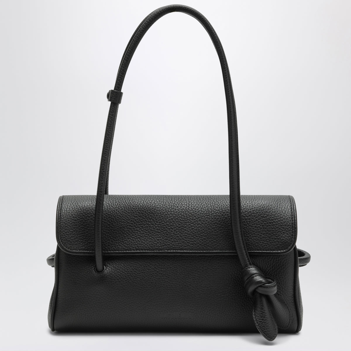 Borsa a spalla Turismo nera in pelle