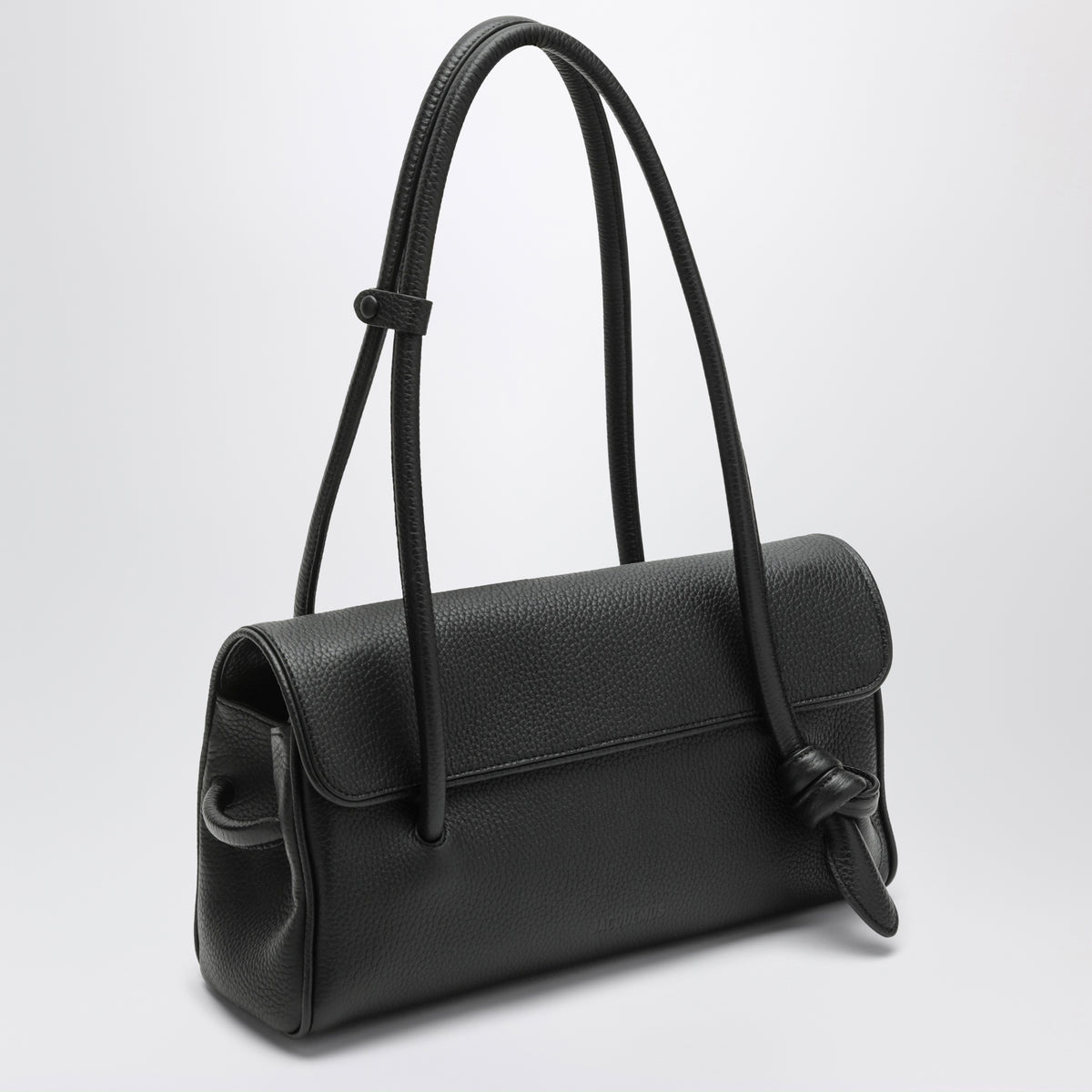 Borsa a spalla Turismo nera in pelle