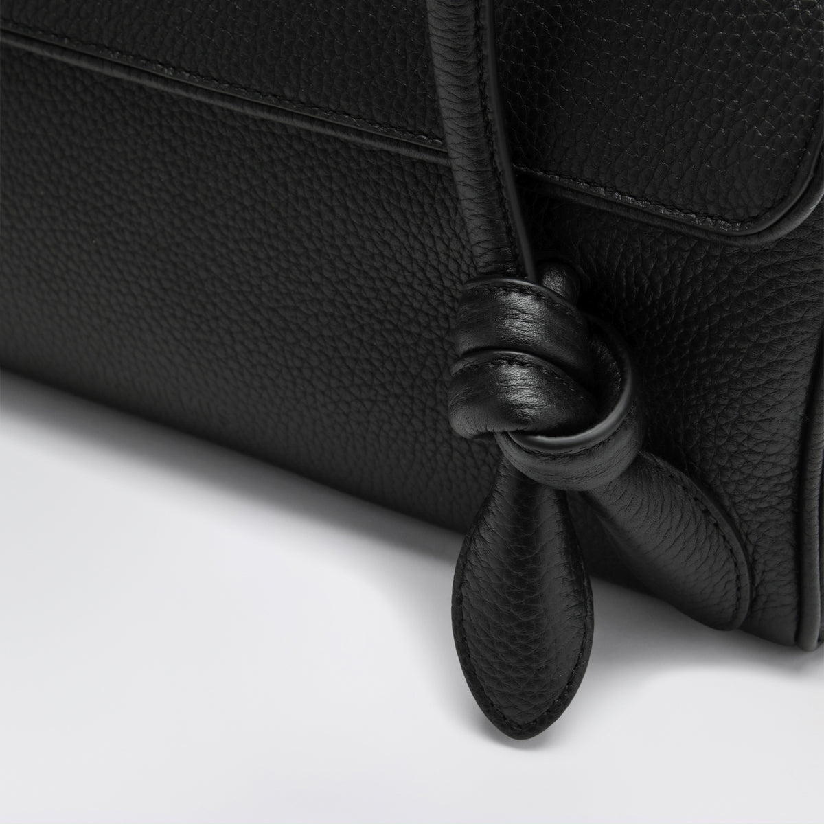 Borsa a spalla Turismo nera in pelle